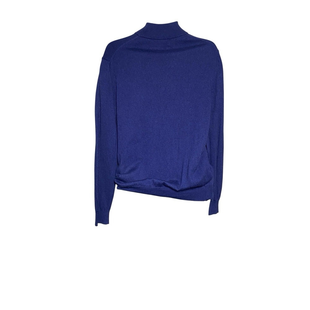 Vineyard Vines Blue Cashmere Blend 1/4 Zip Up Pullover Sweater CatchPoint Medium - Picture 7 of 7